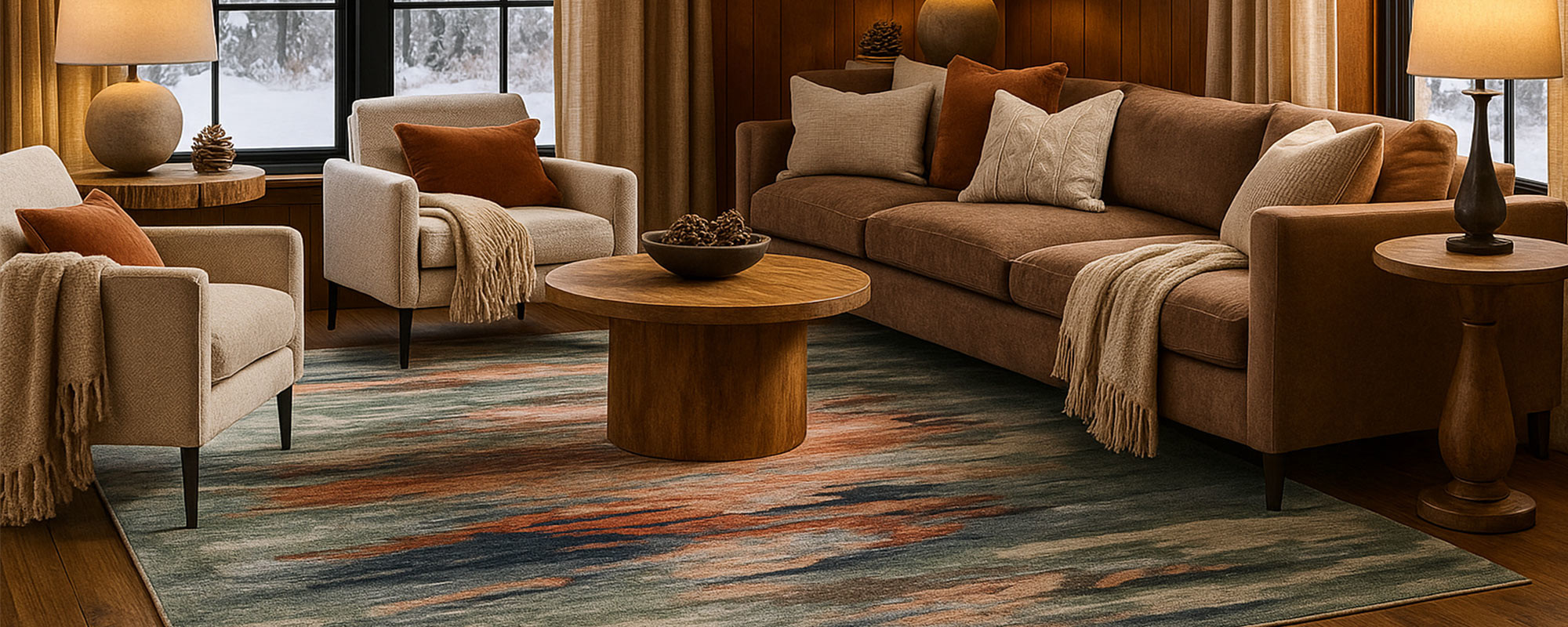 Réchauffez votre intérieur: de magnifiques tapis pour un hiver chaleureux et élégant